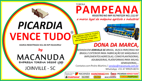 SEMEADORA PAMPEANA EM SORRISO MT PLATAFORMA PICARDIA VENCE TUDO