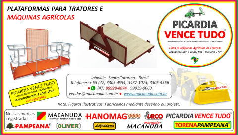 PLANTADEIRAS MACANUDA PLATAFORMA PICARDIA VENCE TUDO EM SORRISO MT